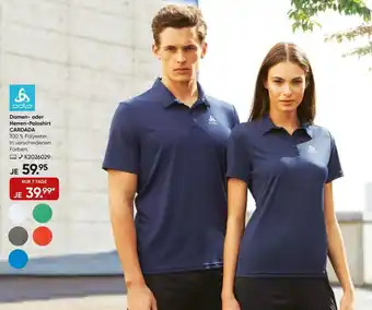 Galeria Odlo Damen oder Herren Poloshirt Cardada Angebot