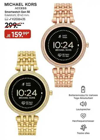 Galeria Michael Kors Access Smartwatch Gen 5E Angebot