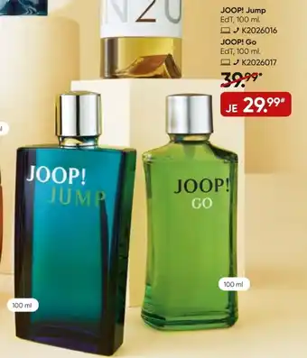 Galeria Joop! Jump EdT, 100 ml oder Joop! Go EdT, 100 ml Angebot