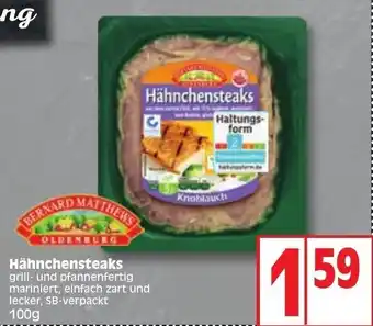 Edeka Bernard Matthews Hähnchensteaks 100g Angebot