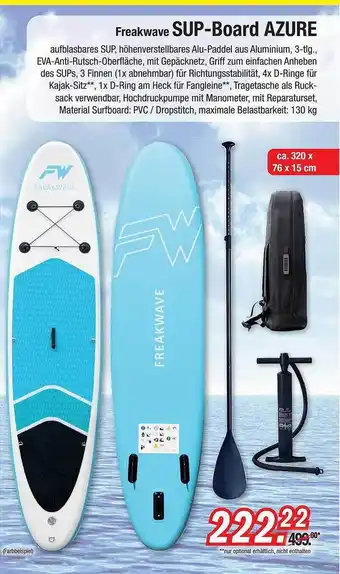 Zimmermann Freakwave Sup-board Azure Angebot