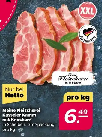 NETTO Meine Fleischerei Kasseler Kamm mit Knochen Angebot