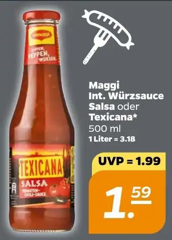 NETTO Maggi Int. Würzsauce Salsa oder Texicana 500 ml Angebot