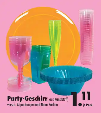 Mäc Geiz Party-Geschirr Angebot