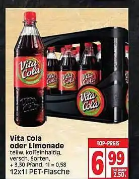 Edeka Vita Cola Oder Limonade Angebot