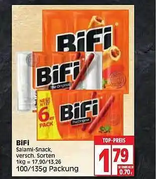 Edeka Bifi Salami-snack Angebot