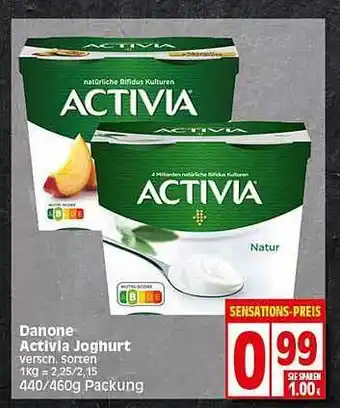 Elli Markt Danone Activia Joghurt Angebot