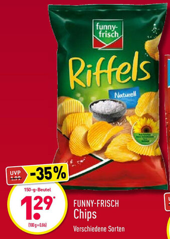 Aldi Nord Funny Frisch Chips 150 g Angebot