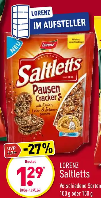 Aldi Nord Lorenz Saltletts 100 g Angebot