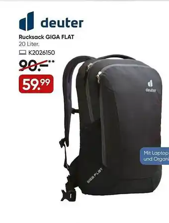 Galeria Deuter Rucksack Giga Flat Angebot