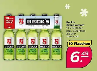 NETTO Beck's Green Lemon Angebot