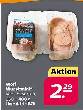 NETTO Wolf Wurstsalat Angebot