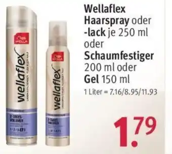 Rossmann Wellaflex Haarspray oder -Lack je 250 ml oder Schaumfestiger 200 ml oder Gel 150 ml Angebot