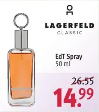 Rossmann Lagerfeld Classic EdT Spray 50 ml Angebot