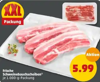 PENNY Frische Schweinebauchscheiben 1.000g Angebot