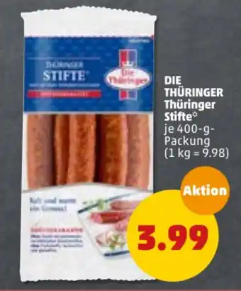 PENNY Die Thüringer Thüringer Stifte 400g Angebot