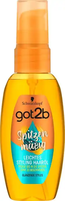 dm drogerie Schwarzkopf got2b haaröl spitzenmäßig Angebot