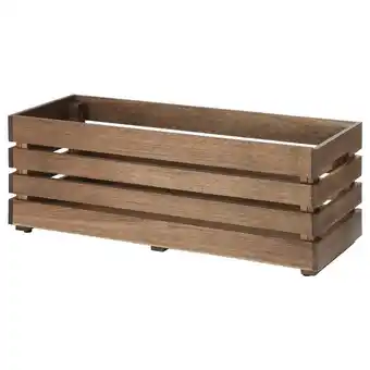 IKEA Stjärnanis blumenkasten für draußen akazie 75x27 cm Angebot