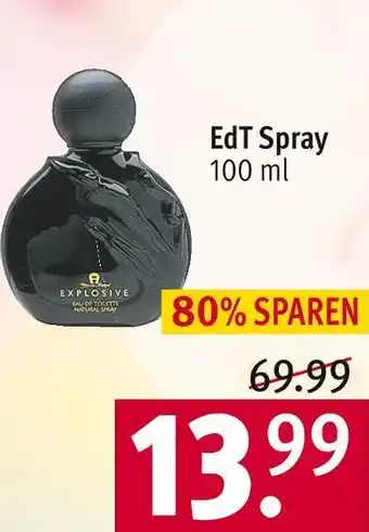 Rossmann Explosive edt spray Angebot