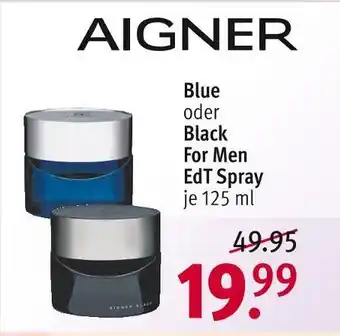 Rossmann Aigner blue oder black for men Angebot