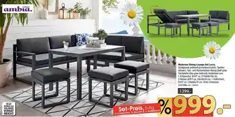 Zurbrüggen Ambia garden modernes dining-lounge-set lorca Angebot