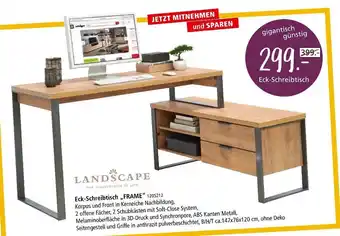 Zurbrüggen Landscape eck-schreibtisch „frame“ Angebot