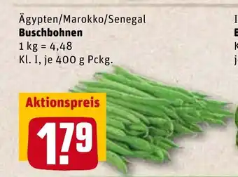 REWE Buschbohnen je 400 g Angebot