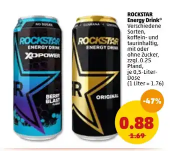 PENNY Rockstar Energy Drink 0,5L Angebot