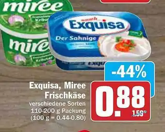 AEZ Exquisa, Miree Frischkäse Angebot