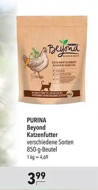 CITTI Markt Purina Beyond Katzenfutter Angebot