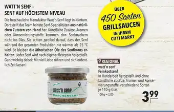 CITTI Markt Watt'n Senf Feinkostsenf Angebot