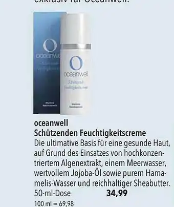 CITTI Markt Oceanwell Schützenden Feuchtigkeitscreme Angebot