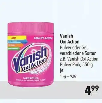 CITTI Markt Vanish Oxi Action Angebot