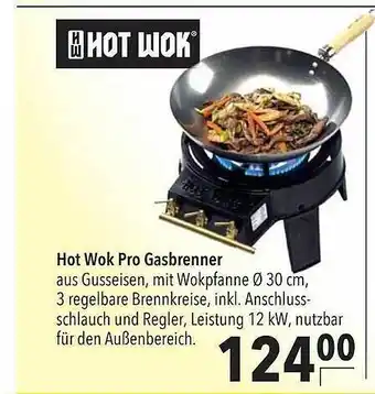 CITTI Markt Hot Wok Pro Gasbrenner Angebot