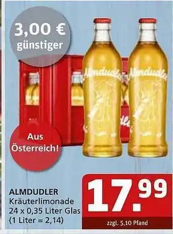 Getränke Quelle Almdudler Angebot