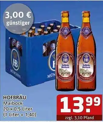 Getränke Quelle Hofbräu Maibock Angebot