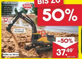 Netto Marken-Discount Volvo Rc Bagger Dickie Toys Angebot