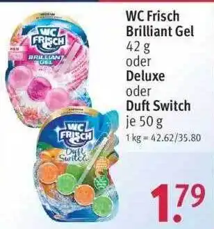 Rossmann Wc Frisch Brilliant Gel, Deluxe Oder Duft Switch Angebot