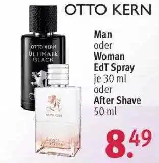 Rossmann Otto Kern Man Oder Woman Edt Spray Angebot