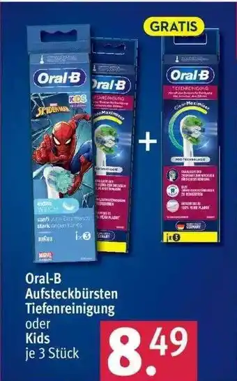 Rossmann Oral-b Aufsteckbürsten Tiefenreinigung Oder Kids Angebot