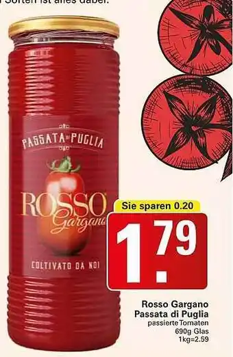 WEZ Rosso Gargano Passata Di Puglia Angebot