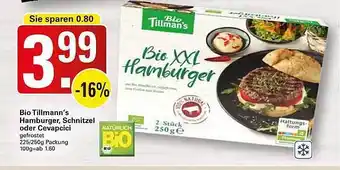 WEZ Bio Tillmann's Hamburger, Schnitzel Oder Cevapcici Angebot