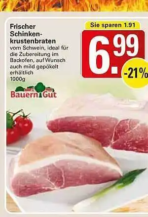 WEZ Frischer Schinken-krustenbraten Angebot