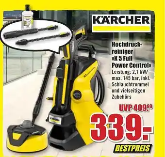 B1 Discount Baumarkt Hochdruck-reiniger »k 5 Full Power Control« Kärcher Angebot