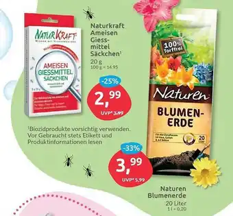 Budni Naturkraft Ameisen Gliess-mittel Säckchen Naturen Blumenerde Angebot