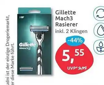 Budni Gillette Mach3 Rasierer Angebot