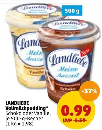 PENNY Landliebe vollmilchpudding Angebot