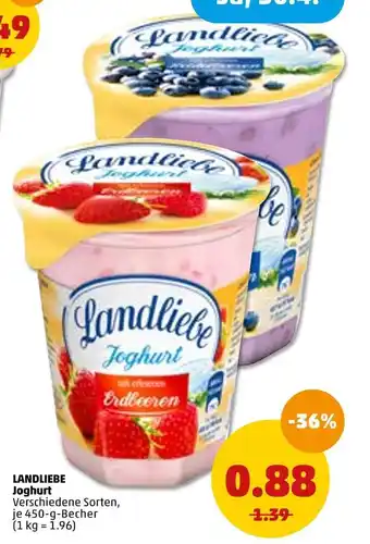 PENNY Landliebe joghurt Angebot