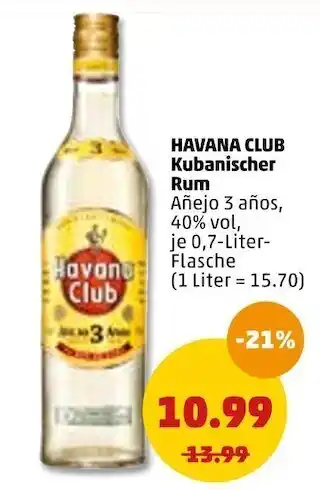 PENNY Havana club kubanischer rum Angebot