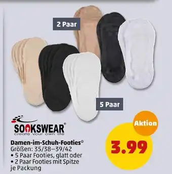 PENNY Sookswear damen-im-schuh-footies Angebot